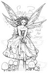 Lady of the Field Digital Stamp